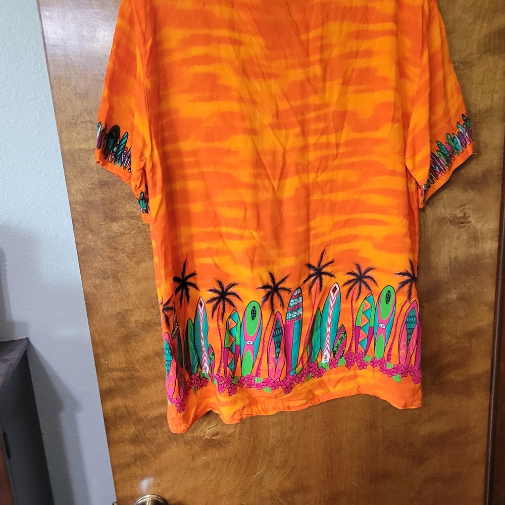 Ingear Orange Patterned Shirt - Picture 2 of 5